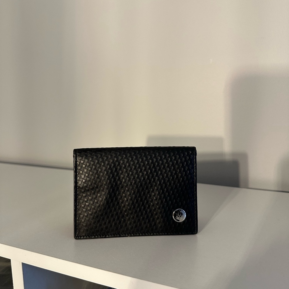 EUC Dunhill Black Textured Men's Wallet